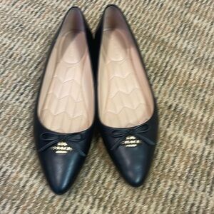 Black Coach Flats